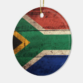 Oude Zuid-Afrikaanse vlag Keramisch Ornament (Links)