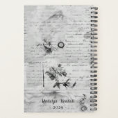 Oude Zwart-Wit Foto Planner (Achterkant)