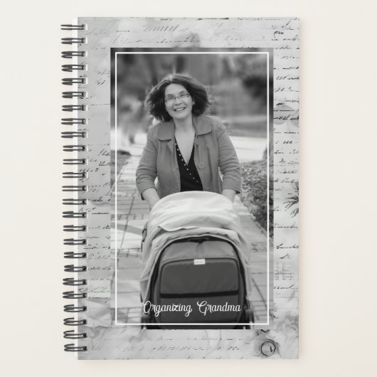 Oude Zwart-Wit Foto Planner (Voorkant)