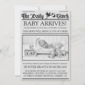 Oude Zwart & Wit Stijl Nieuwsbrief Aankondiging Ge (Voorkant)