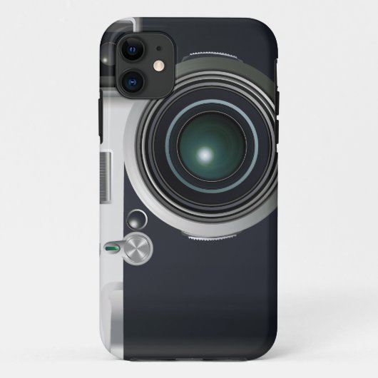Oude zwarte camera Case-Mate iPhone case (Achterkant)