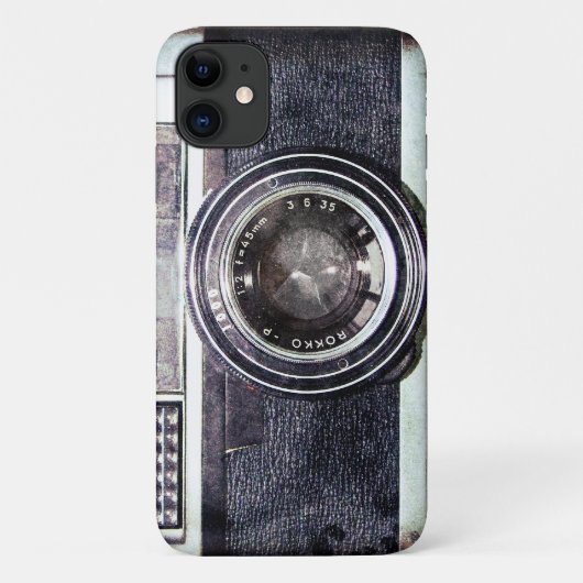Oude zwarte camera Case-Mate iPhone case (Achterkant)