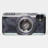 Oude zwarte camera Case-Mate iPhone case (Achterkant (horizontaal))