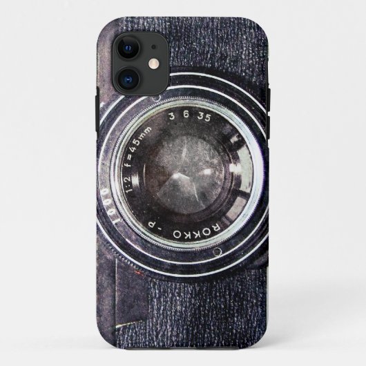 Oude zwarte camera Case-Mate iPhone case (Achterkant)