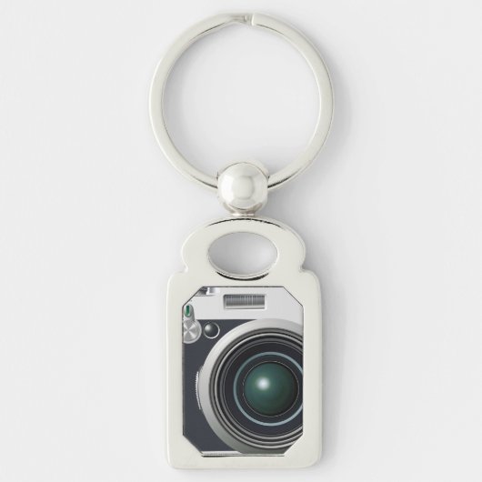 Oude zwarte camera sleutelhanger (Voorkant)