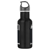 Oude zwarte camera waterfles (Achterkant)