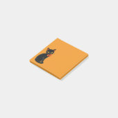 Oude Zwarte Kat Halloween Post-it® Notes (Schuin)