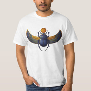 Oudegyptische Vleugelscarabee Khepri Zonnegod T-shirt