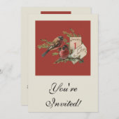 Oudejaars vogels kaart (Voorkant / Achterkant)