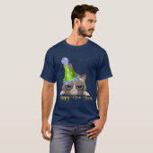 Oudejaarsavond Cat T-shirt (Voorkant volledig)