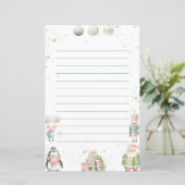 Oudejaarsavond en papier met kerstthema (Staand voorkant)