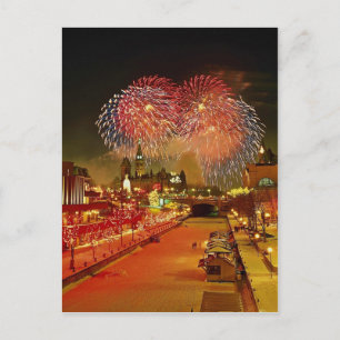 Oudejaarsavond, Ottawa, Ontario, Canada Feestdagenkaart