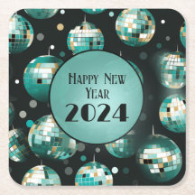 Oudejaarsavond Party Borden - Disco Ball Design