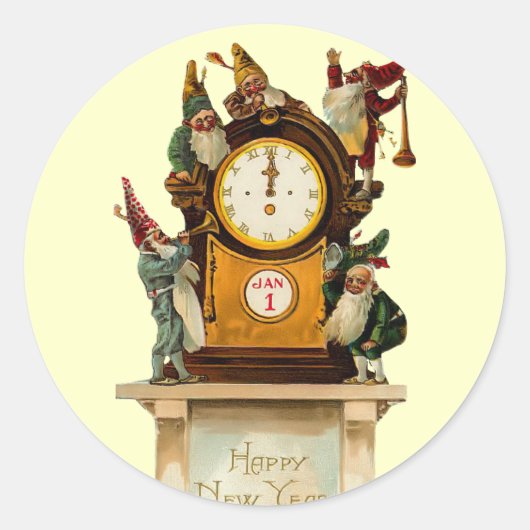  oudejaarsavond Sticker (Voorkant)