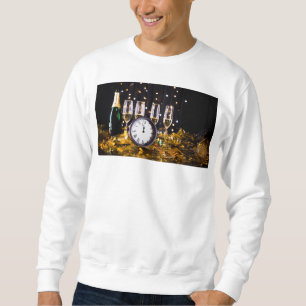 Oudejaarsavond viering SlipperyJoe's champagne Trui