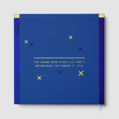 Oudejaarsfeest Gastenboek (Achterkant)