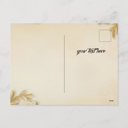 oudejaarsperiode feestdagenkaart (Achterkant)