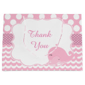 Ouder & Baby Walvis Roze Meisje Baby Dank u Groot Cadeauzakje (Voorkant)
