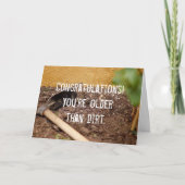 Ouder dan Dirt Birthday Card Kaart (Voorkant)