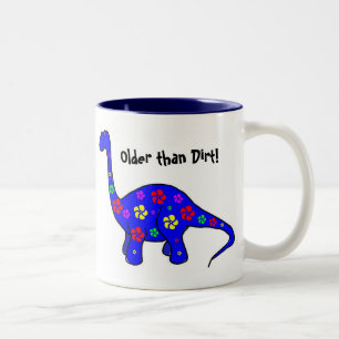 Ouder dan Dirt! Colorful Dinosaur Mok