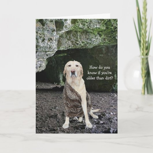 Ouder dan vuil? kaart (Voorkant)