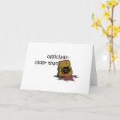 Ouder dan vuil kaart (Gele Bloem)