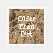 Ouder dan vuil papier Cocktail Napkin Servetten (Voorkant)