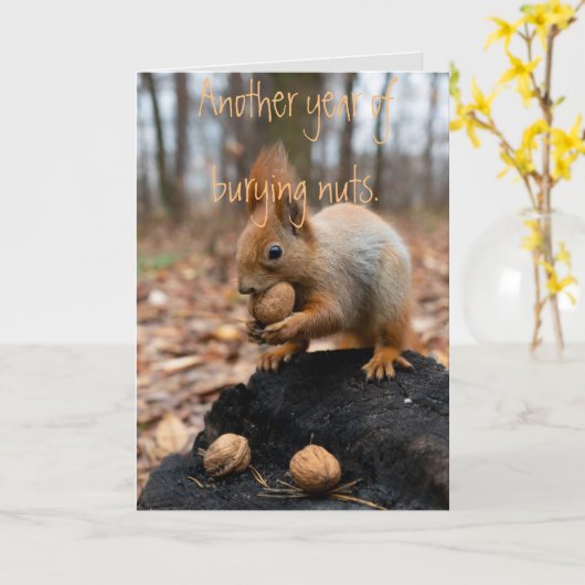 Ouder dier verjaardagskaart krijgen kaart (Gele Bloem)