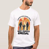 Ouder en kind met speciale behoeften t-shirt (Voorkant)