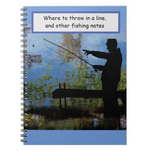 Ouder Man Vist Retirement Spiral Photo Notitieboek