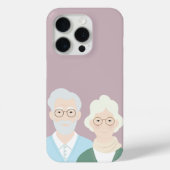 Ouder paar iPhone Case (Achterkant)