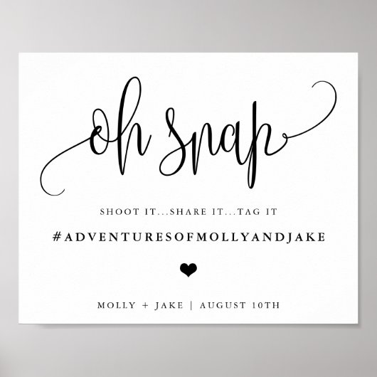 Ouder Tips Pot Sign, Minimalistische Calligrafie Poster (Voorkant)