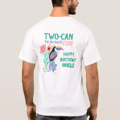 OUDER VAN DE TWEE-CAN (Toucan) 2e VERJAARDAG T-shirt (Achterkant)