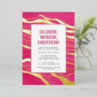 Ouder, Wijzer, Heter Heet Roze & Echt Gouden Folie