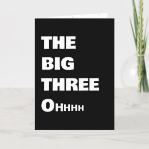 Ouder worden 30ste verjaardag Humor Kaart