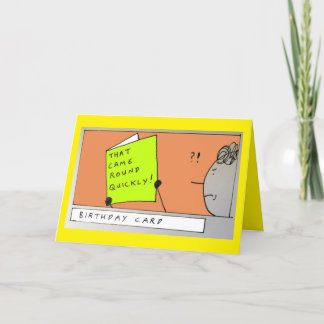 Ouder worden Verjaardag Joke Kaart