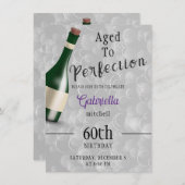 Ouderdom tot perfecte uitnodiging (Voorkant / Achterkant)