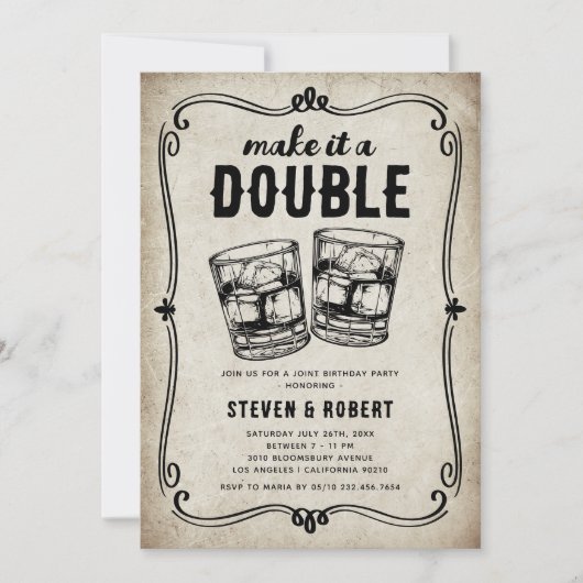 Ouderdom tot perfectie verjaardagsfeest kaart (Voorkant)