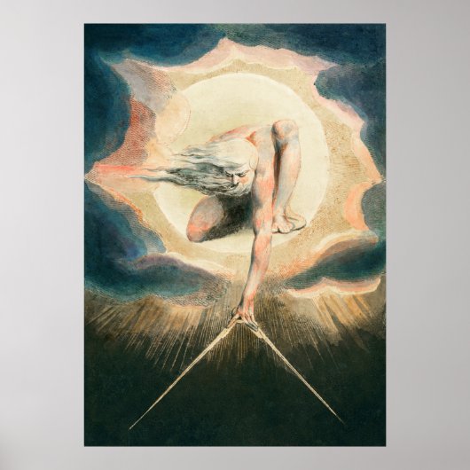 Ouderdom van dagen Een kompas op aarde plaatsen Poster (Voorkant)