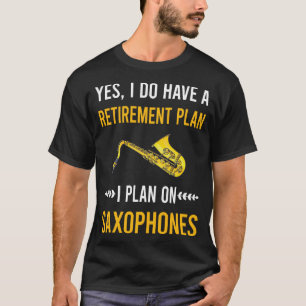 Ouderdomssaxofoon T-shirt