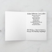 ouderdomsverjaardag kaart (Binnen)