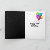 Oudere 80e verjaardag Humor Kaart (Binnen)