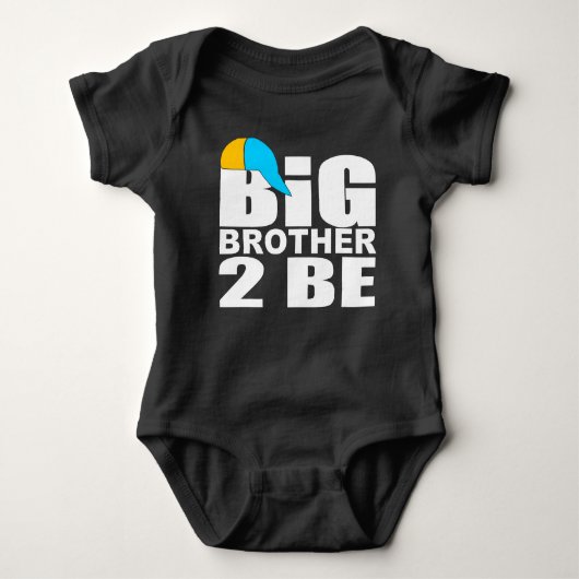Oudere broer voor baby jongen romper (Voorkant)