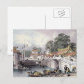 Oudere brug over de rivier de Chapro, c.1850 (c Briefkaart (Voorkant / Achterkant)