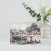 Oudere brug over de rivier de Chapro, c.1850 (c Briefkaart (Staand voorkant)