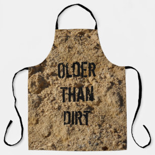 Oudere dan vuile All-over Print Schort