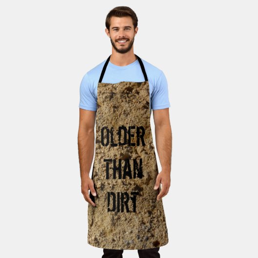 Oudere dan vuile All-over Print  Schort (Gedragen)
