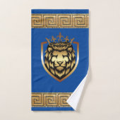 Oudere Engelse Royal Lion Designer Bad Handdoek (Handdoek)
