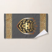 Oudere Engelse Royal Lion Designer Bad Handdoek (Handdoek)