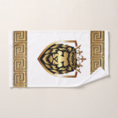 Oudere Engelse Royal Lion Designer Bad Handdoek (Handdoek)